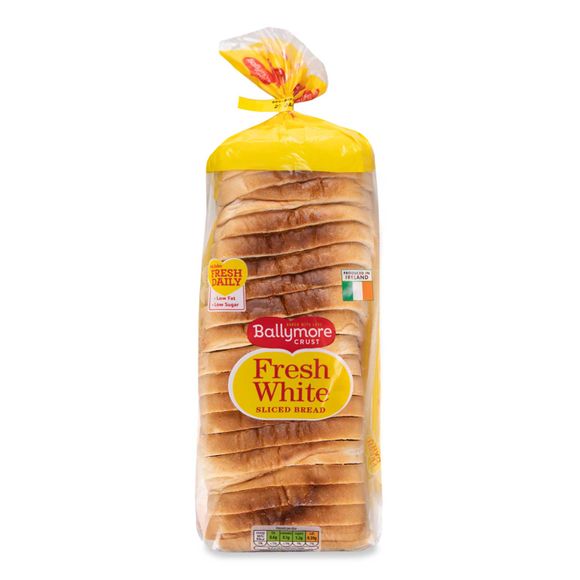 Fresh White Medium Sliced Bread 800g Ballymore Crust ALDI IE